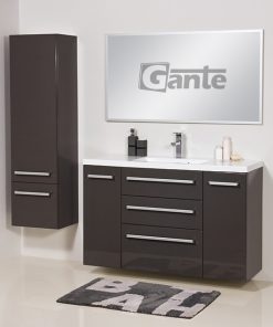 120 cm grey vanity unit