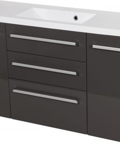 120 cm grey vanity unit