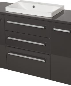 120 cm grey vanity unit