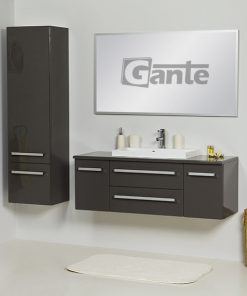 120 cm grey vanity unit