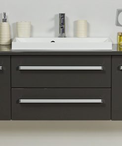 120 cm grey vanity unit