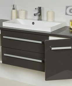 120 cm grey vanity unit