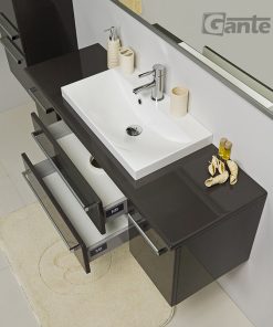 120 cm grey vanity unit