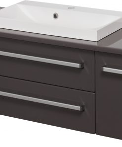 120 cm grey vanity unit