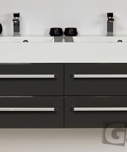 120cm grey vanity unit