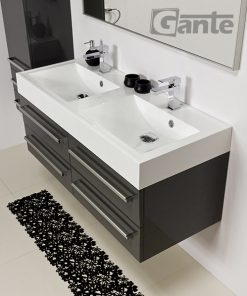 120cm grey vanity unit
