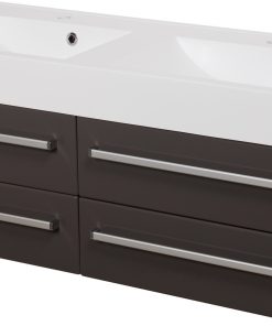 120cm grey vanity unit