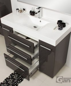 120cm grey vanity unit