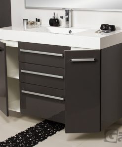 120cm grey vanity unit