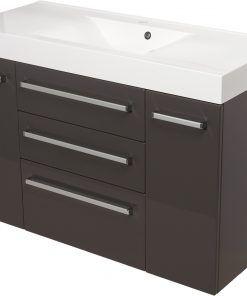 120cm grey vanity unit