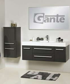 120cm grey vanity unit