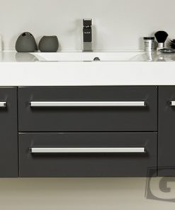 120cm grey vanity unit