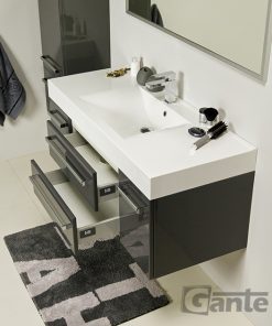 120cm grey vanity unit