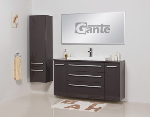 140 cm grey vanity unit