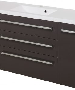 140 cm vanity unit grey