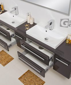 2m grey vanity unit