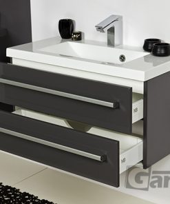 80 cm grey vanity unit