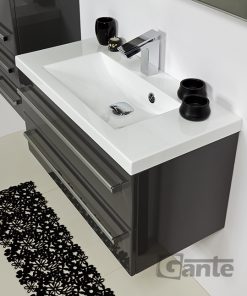 80 cm grey vanity unit