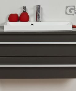 80 cm grey vanity unit