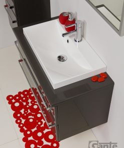 80 cm grey vanity unit