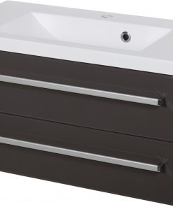 80 cm grey vanity unit