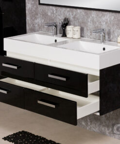 Vanity Unit Focus 120cm/4 UFKS, Black - Image 4