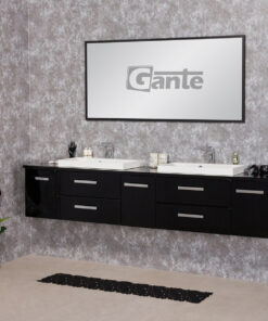 Vanity Unit Focus 210cm, Black