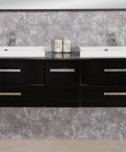 Vanity Unit Focus 210cm, Black - Image 2