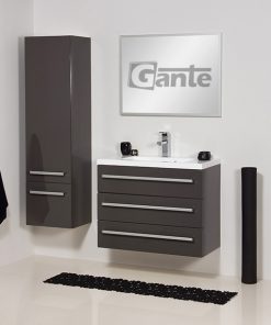 80cm grey vanity unit