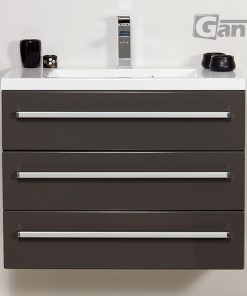 80cm grey vanity unit