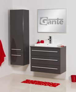80 cm vanity unit in grey
