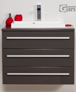 80 cm vanity unit in grey