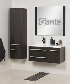 90 cm grey vanity unit