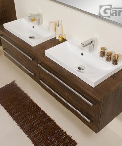 160cm double sink vanity unit