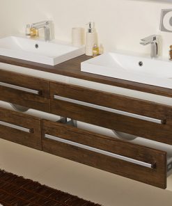 160cm double sink vanity unit