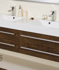 160cm double sink vanity unit