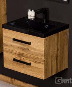 industrial style vanity unit