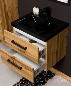 industrial style vanity unit