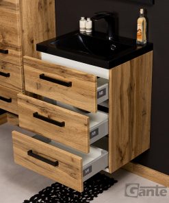 50 cm loft style vanity unit