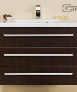 80cm chocolate vanity unit