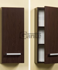 bathroom cabinet with mirror dark wood