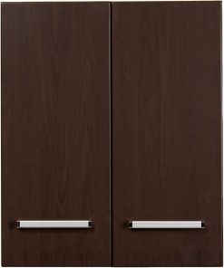 bathroom cabinet dark wood