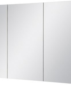 bathroom cabinet with mirror dark wood