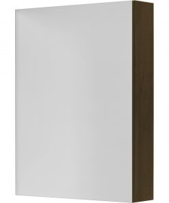 bathroom cabinet with mirror dark wood