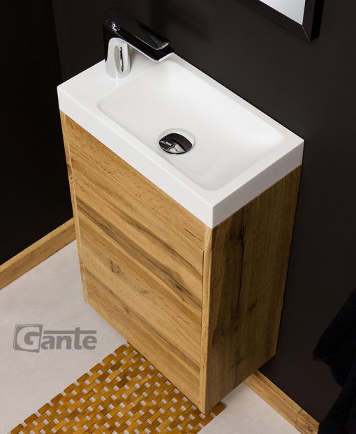 cloak room vanity unit