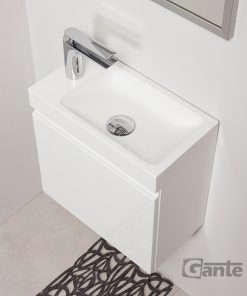 40cm white vanity unit