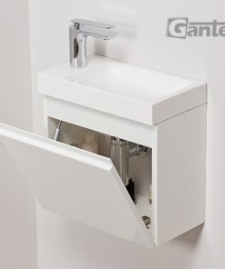 40cm white vanity unit