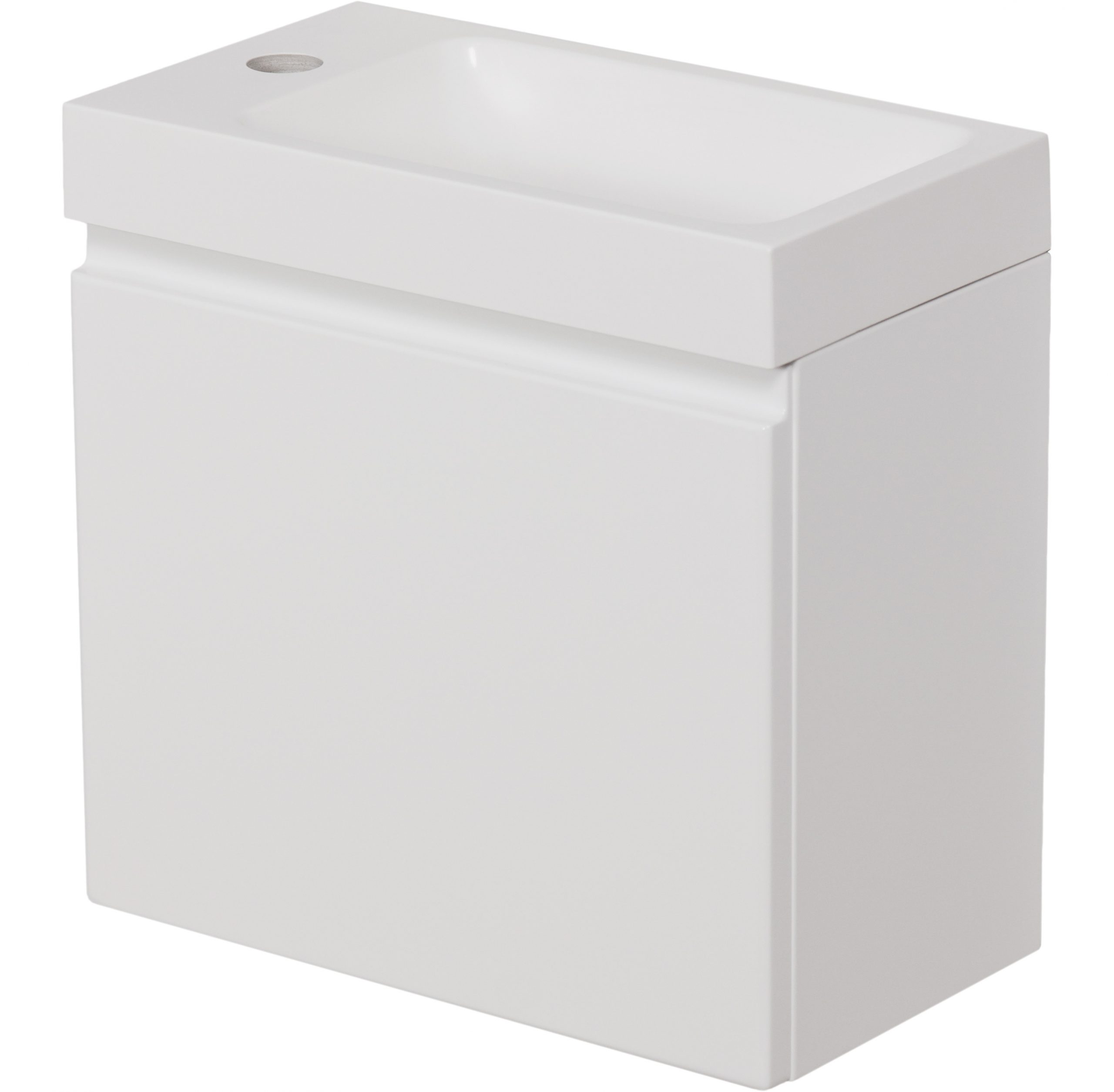 40cm white vanity unit
