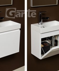 40cm white vanity unit
