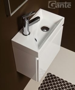 40cm white vanity unit